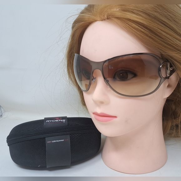 Gucci Sunglasses GG2737STRASS Vintage Y2K Horsebit Diamonds Wrap Brown 69-14-115 - Picture 2 of 16